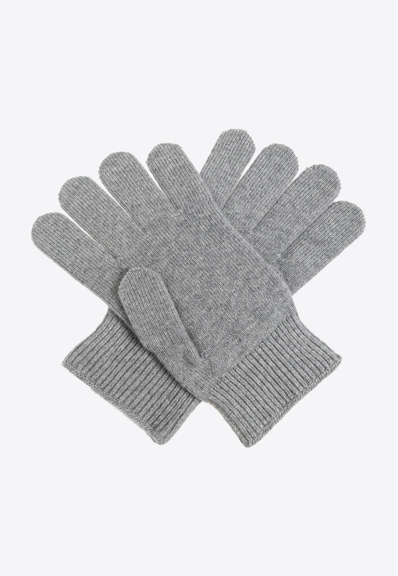 Dolce & Gabbana DG Logo Inlay Cashmere Gloves GXS97T JAWXX-N0701