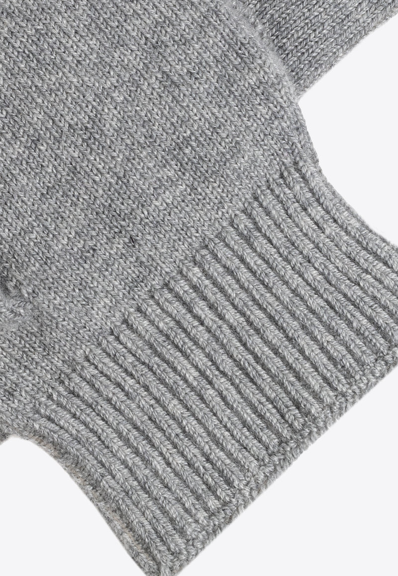 Dolce & Gabbana DG Logo Inlay Cashmere Gloves GXS97T JAWXX-N0701