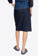 Fendi Denim skirt Blue FLQ588 AT1A-F1PNC