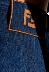 Fendi Denim skirt Blue FLQ588 AT1A-F1PNC