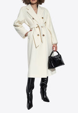 معطف مادام بصف أزرار مزدوج