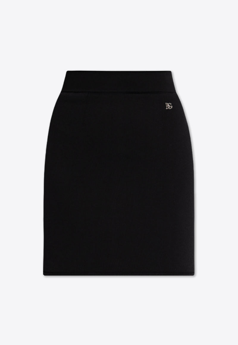 Dolce & Gabbana DG Logo Mini Pencil Skirt FXO11T JFMGV-N0000
