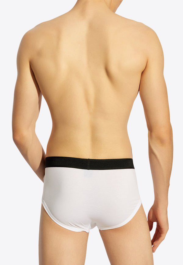 Tom Ford Logo Jacquard Stretch Briefs T4LC11410 0-100