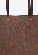 حقيبة من القماش بنقشة بيزلي