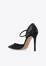 Rania 105 Mary Jane Crystal Pumps