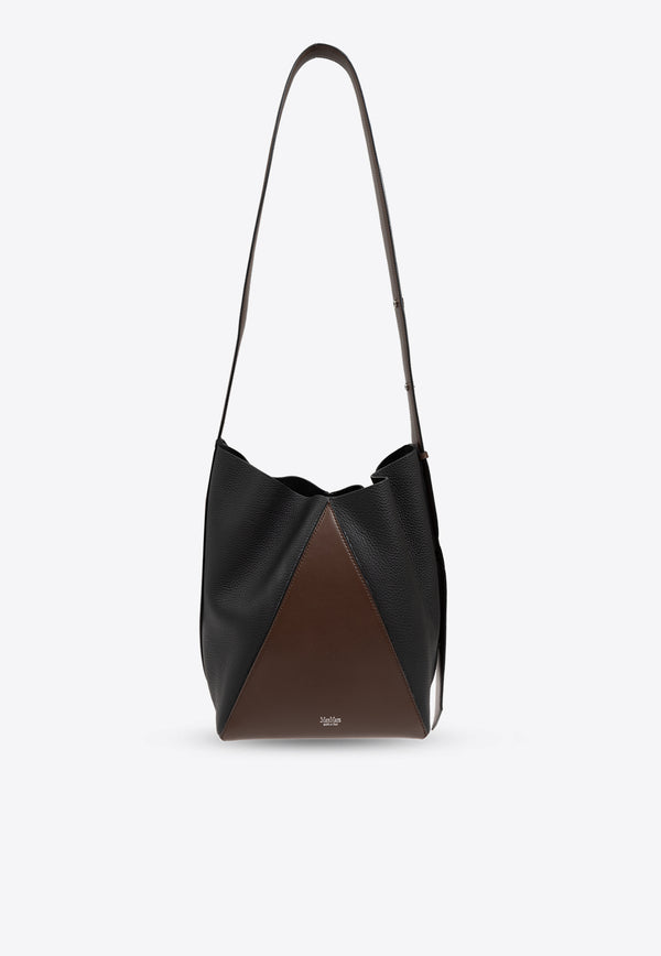 Max Mara MM Logo Leather Bucket Bag MMBUCKETM 2424516051-007