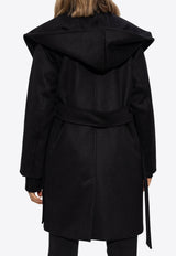 معطف ريالتو من الصوف بغطاء رأس