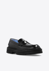 Medusa Head Adriano Leather Loafers