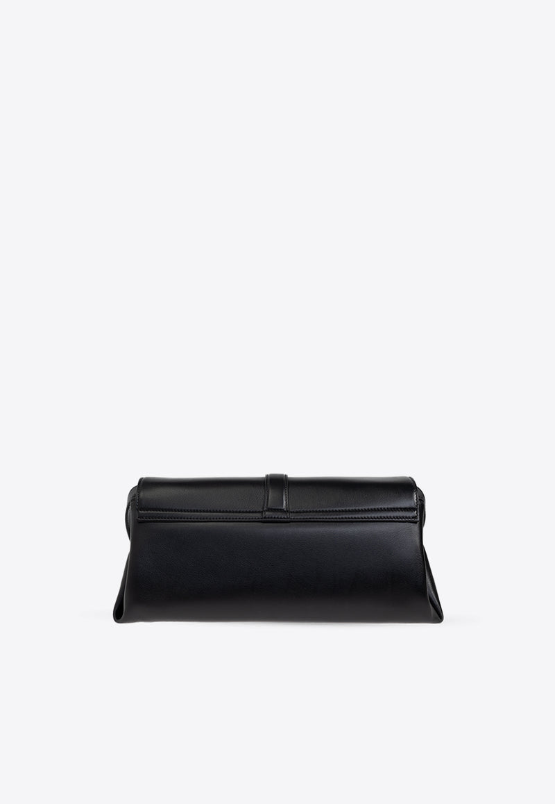 Ferragamo Small Front-Flap Leather Crossbody Bag 219794 FL M 777229-NERO