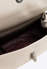 حقيبة يد ميني دواب من الجلد