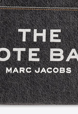 Medium Denim Chain Tote Bag