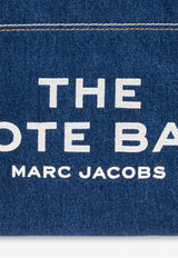 Medium Denim Chain Tote Bag