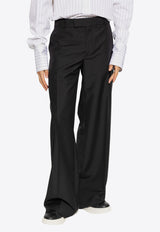 Wide-Leg Tailored Pants