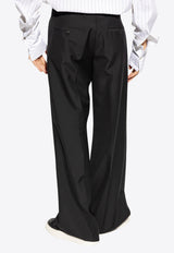Wide-Leg Tailored Pants