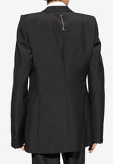 Alexander McQueen Wool Blazer Black 801626 QUAAE-1000