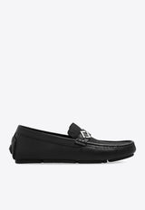 FF Squared Leather Loafers