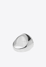 Alexander McQueen Brass ring Silver 804739 J160N-1021