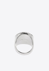 Alexander McQueen Brass ring Silver 804739 J160N-1021