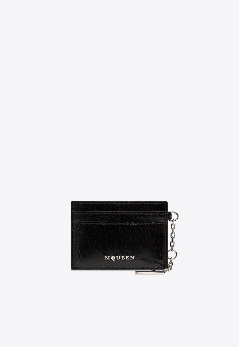 Alexander Mcqueen Logo Print Leather Cardholder 805063 1AAUE-9769