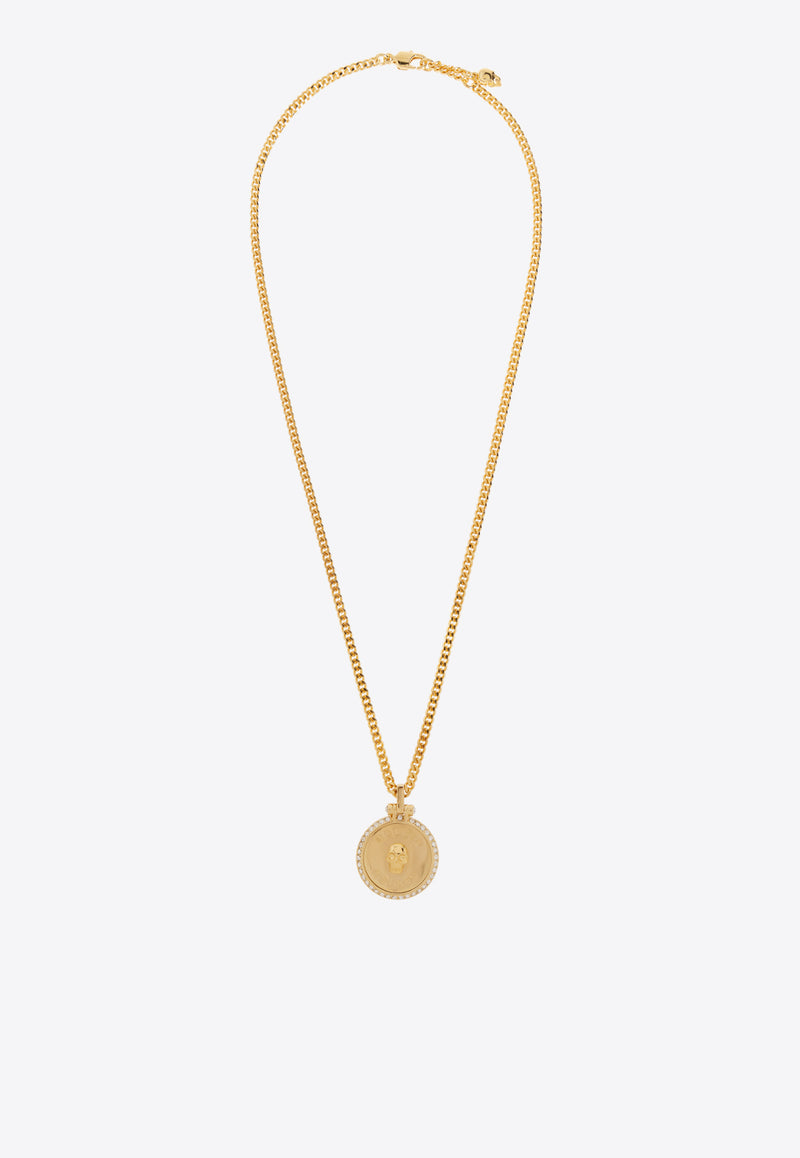 Alexander Mcqueen Sovereign Skull Chain Necklace 807007 J160G-4135