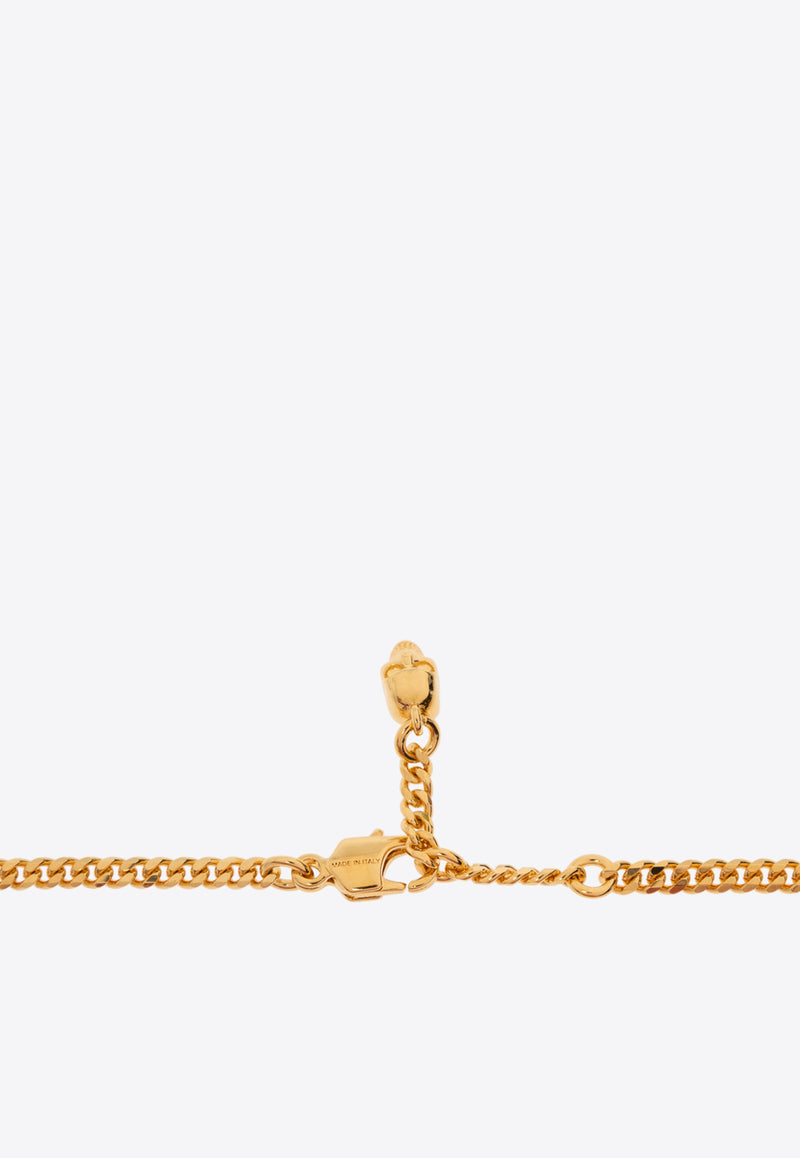 Alexander Mcqueen Sovereign Skull Chain Necklace 807007 J160G-4135