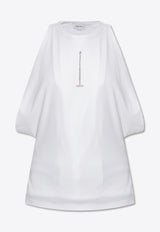 Alexander Mcqueen Draped Ribbed Tank Top 804191 QLADW-9000