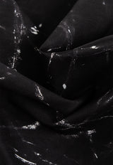 Alexander Mcqueen Smashed Screen Printed Scarf 808537 4105Q-1078