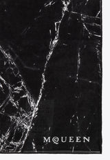 Alexander Mcqueen Smashed Screen Printed Scarf 808537 4105Q-1078