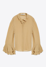 Chloe Silk shirt Beige CH24WHT75 117-23X