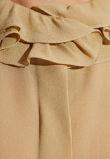 Chloe Silk shirt Beige CH24WHT75 117-23X