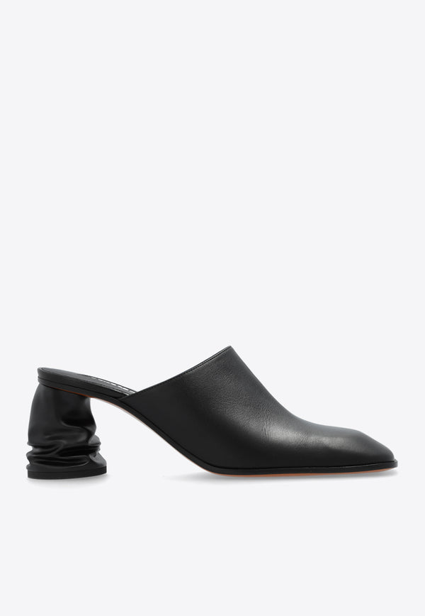 Alexander Mcqueen Crush 70 Leather Mules 808152 WHABR-1000