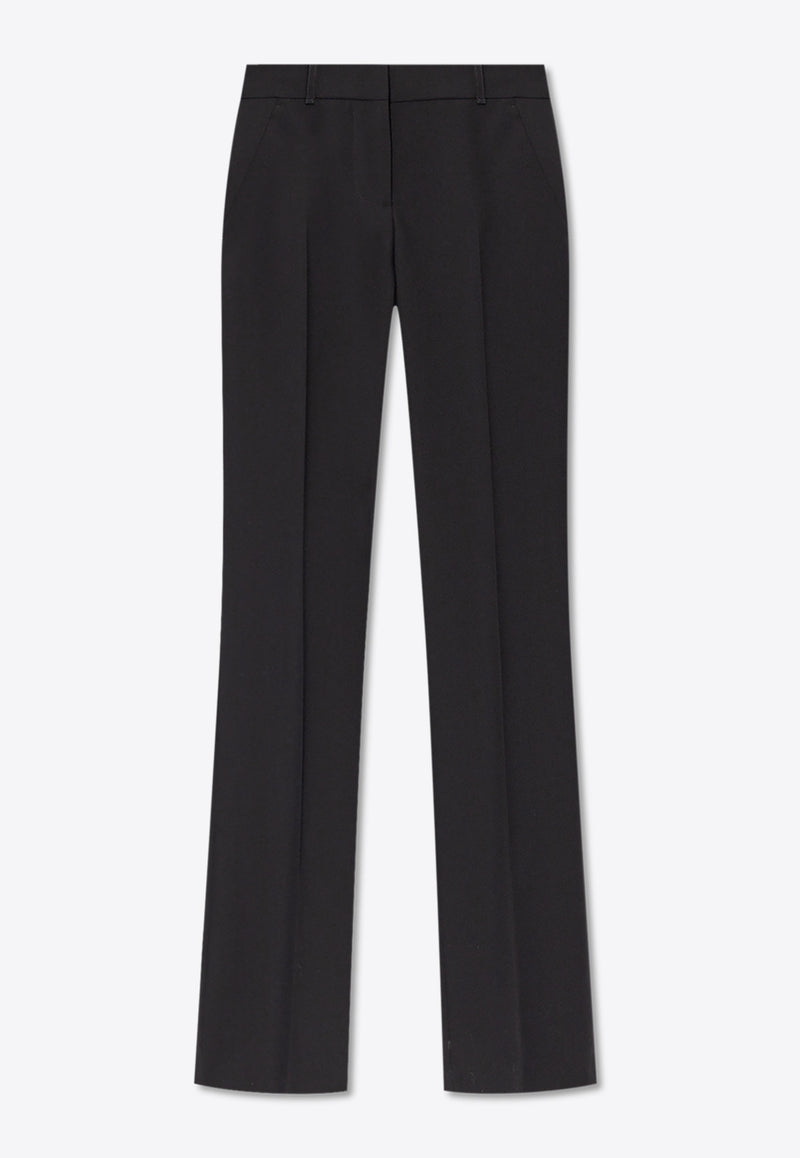 Alexander Mcqueen Tailored Bootcut Wool Pants 808653 QJADK-1000
