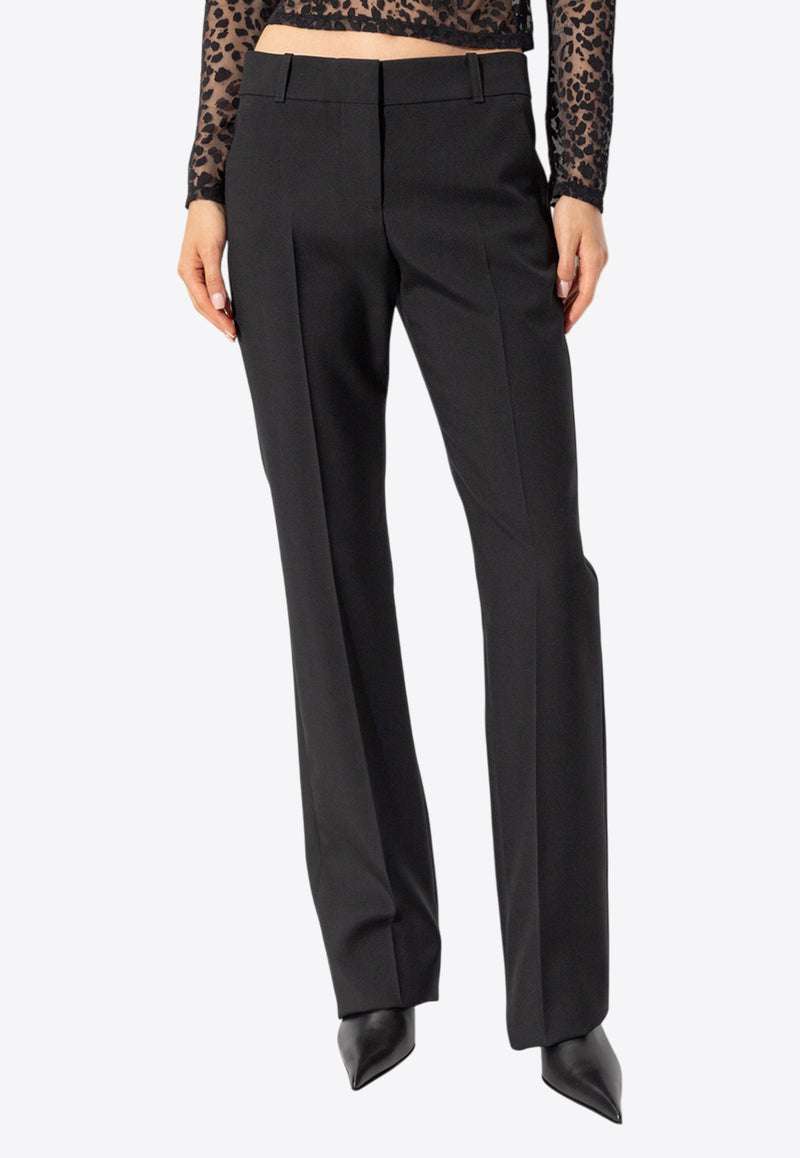 Alexander Mcqueen Tailored Bootcut Wool Pants 808653 QJADK-1000