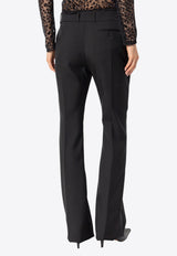 Alexander Mcqueen Tailored Bootcut Wool Pants 808653 QJADK-1000