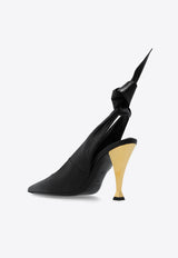 Beauw 95 Leather Slingback Pumps