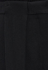 High-Rise Pleated Baggy Pants