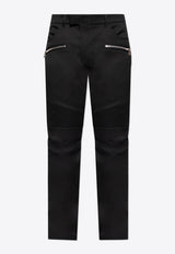 Balmain Pants with stitching on the legs Black DH0PM060 WB01-0PA