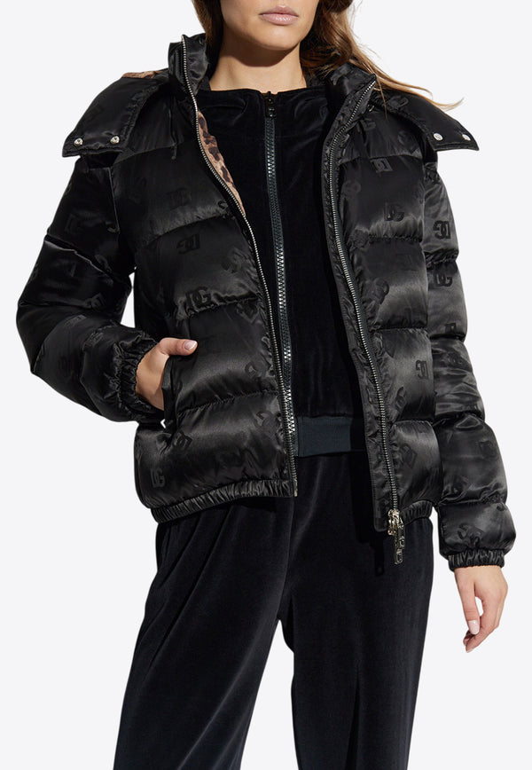 Dolce & Gabbana DG Logo Jacquard Down Jacket F9P48T GDCL4-N0000