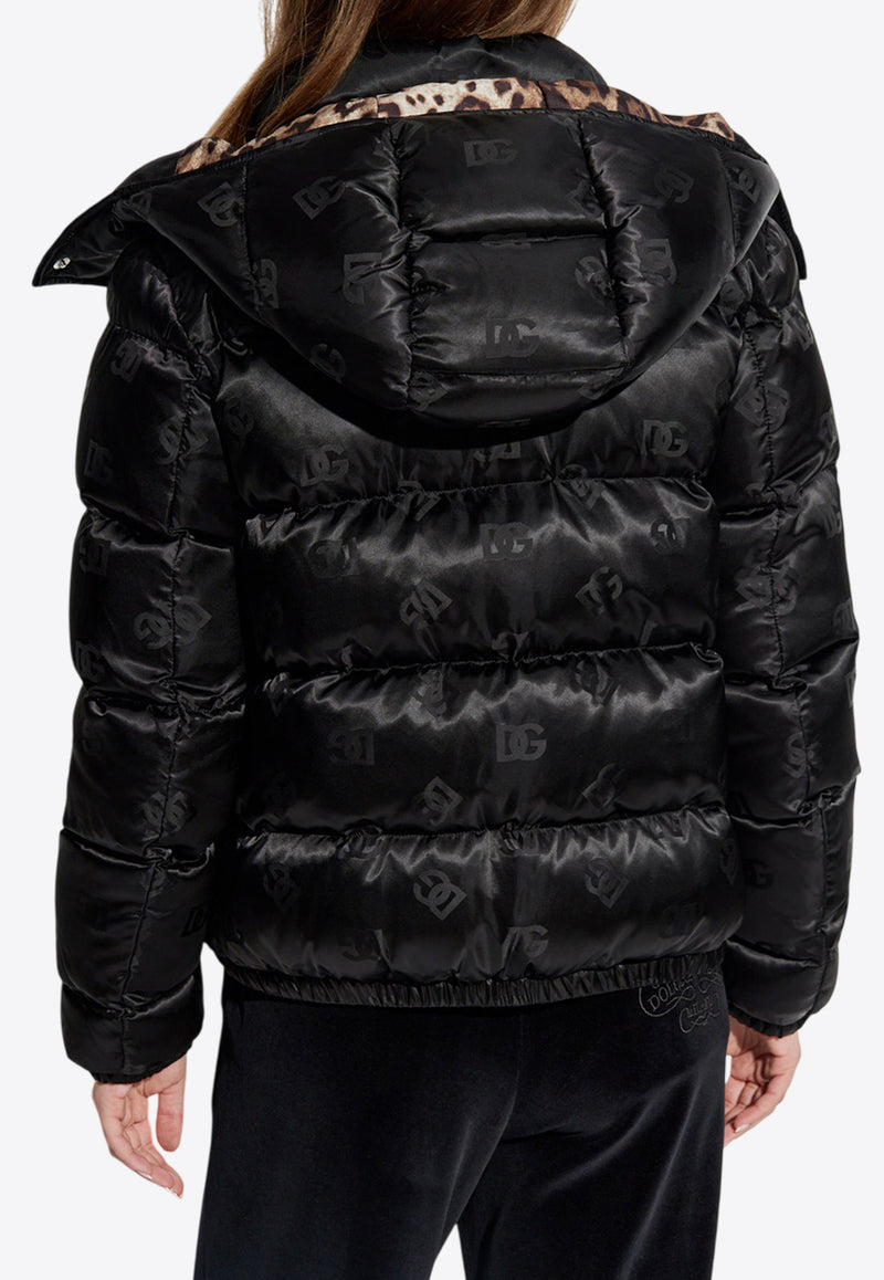 Dolce & Gabbana DG Logo Jacquard Down Jacket F9P48T GDCL4-N0000