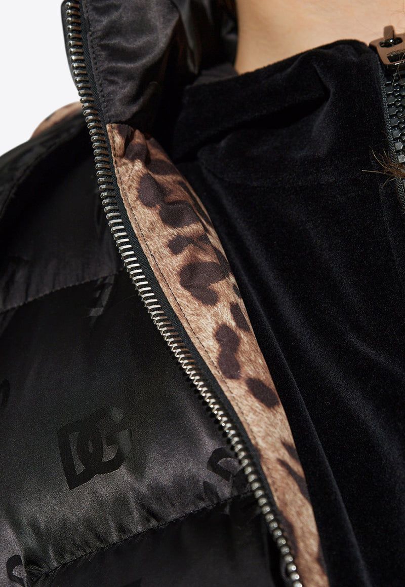 Dolce & Gabbana DG Logo Jacquard Down Jacket F9P48T GDCL4-N0000