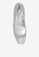 Elisa 45 Glittered Leather Pumps
