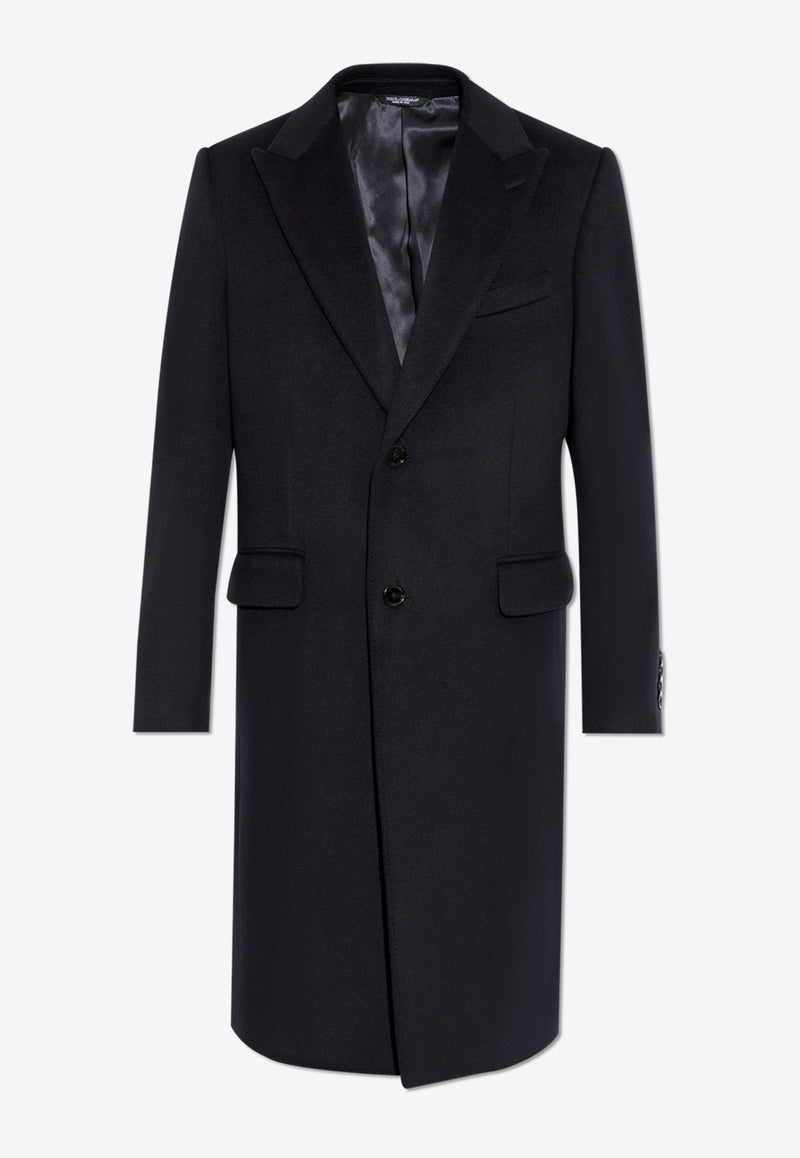 Dolce & Gabbana Single-Breasted Cashmere Coat G039AT GI248-B0665