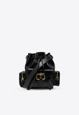 Camera Leather Bucket Bag