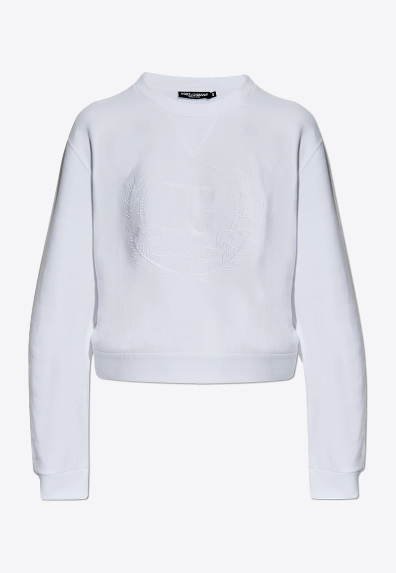 Dolce & Gabbana Embroidered Logo Crewneck Sweatshirt F9S14Z GDCNO-W0800