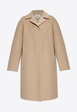 Fendi Wool Coat Beige FF6042 A5HD-F1PNO