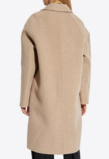 Fendi Wool Coat Beige FF6042 A5HD-F1PNO