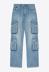 Vintage-Look Cargo Jeans