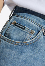 Vintage-Look Cargo Jeans