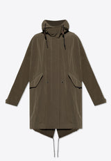 Dolce & Gabbana Zip-Up Hooded Parka Jacket G046KT FUS1W-M3727