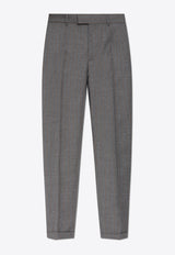 Tailored Pinstriped Wool-Blend Pants